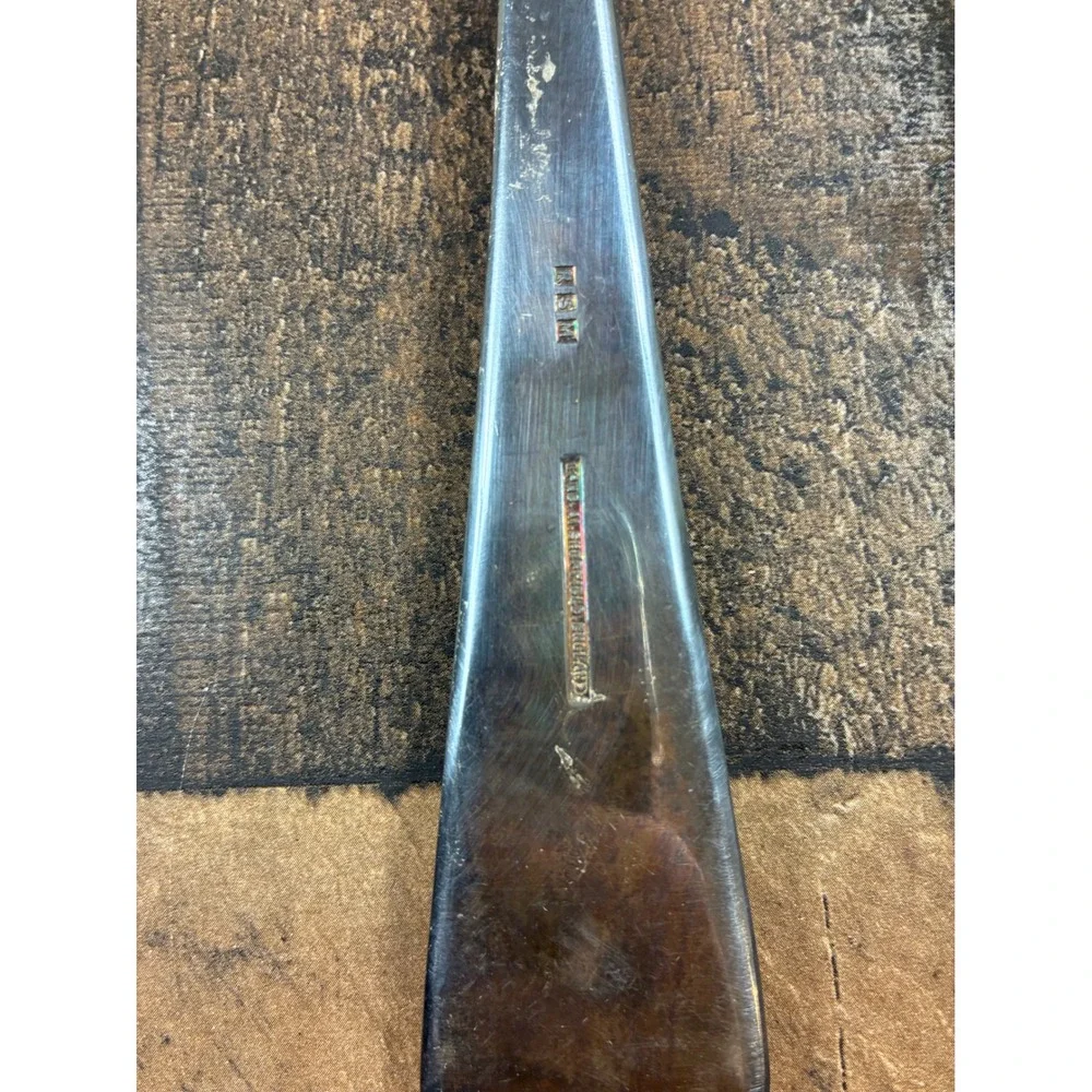 Vintage EPNS Sheffield England Silver Plate Serving Spoon with Original Box